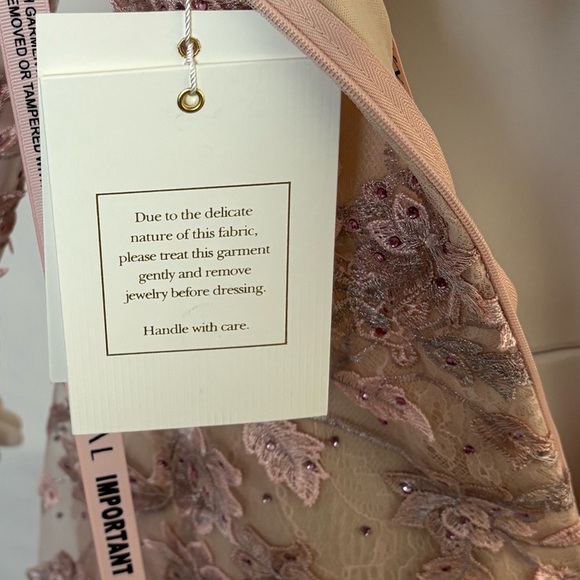 Mac Duggal Pink Floral Maxi Dress size 10 - Picture 7 of 11